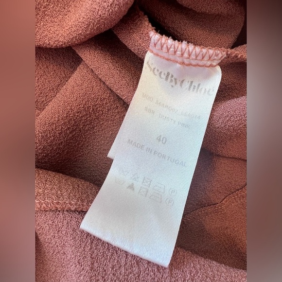 See by Chloé Dusty Pink Lauren Dress - Picture 14 of 15